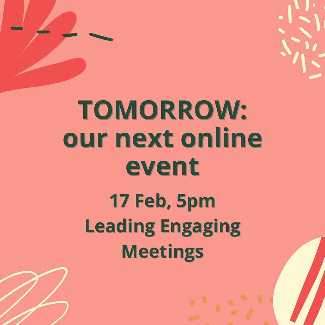 When was the last time you went to an interesting meeting?! 🤦🏽&zwj;♀️
Join us tomorrow for our next Congress London event and learn how to lead one. Say goodbye to wasted Zoom hours and up your meeting game entirely. We&rsquo;ll show you how to ke